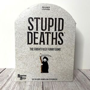 Stupid‎ Deaths Party Board Game Survival Grim Reaper Funny Adult and Teens EUC